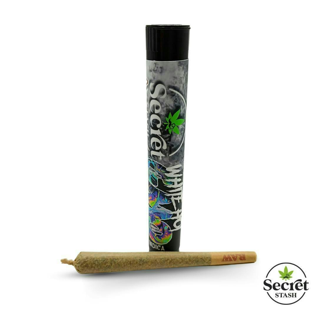 Secret Stash - Secret Stash | Full Bud Pre Roll | White Hot GMO | 1.2g - 1