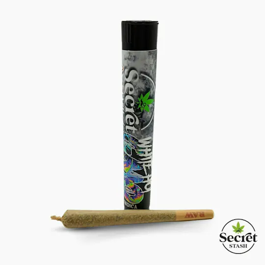 Secret Stash - Secret Stash | Full Bud Pre Roll | White Hot GMO | 1.2g - 1