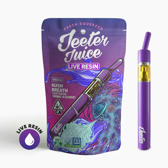 Jeeter - Jeeter | Kush Breath | Live Resin Straw Disposable | 0.5g - 1