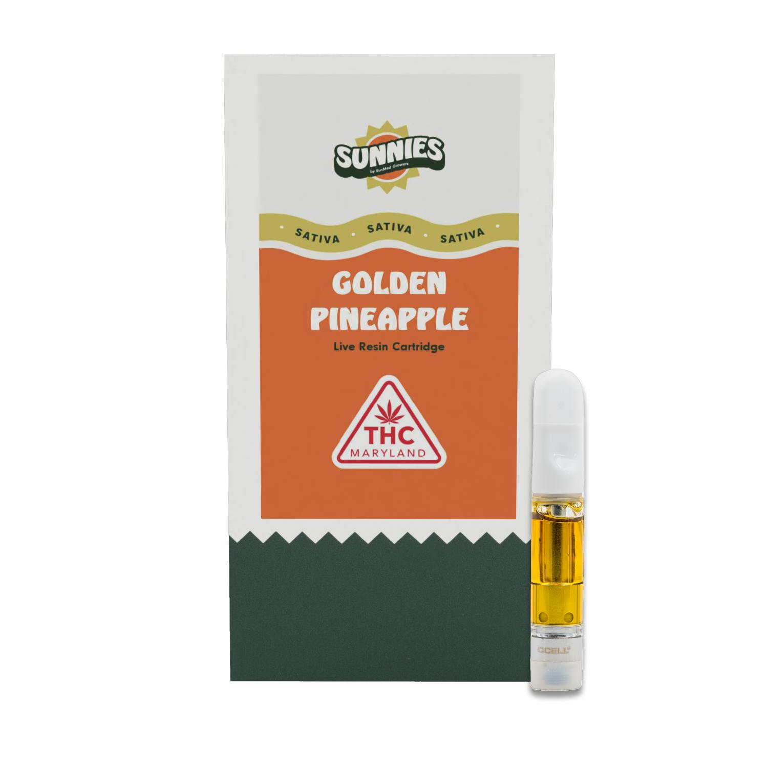 SunMed Growers - Golden Pineapple Live Resin Cartridge 1.0g - 1