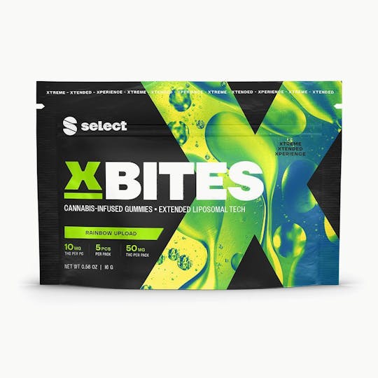 Select - Rainbow Upload X Bites 5pk (50mg) - 1
