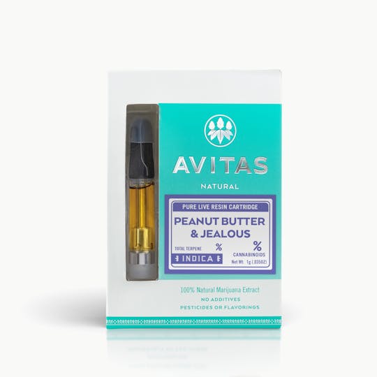 Avitas - Peanut Butter and Jealous Pure Live Resin Cartridge 1g - 1