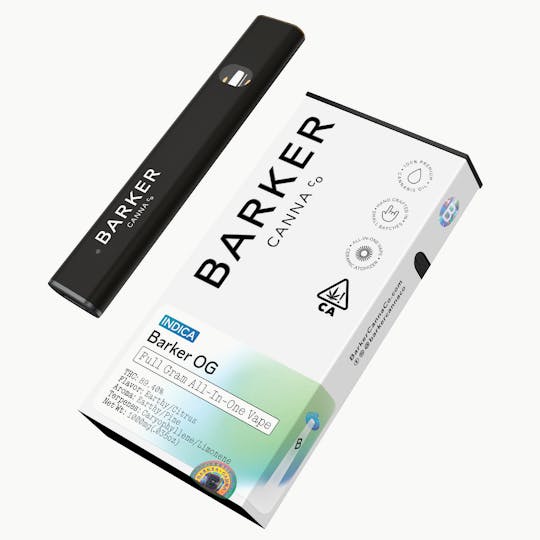 Barker Canna Co. - Barker OG 1g All-In-One Vape - 1