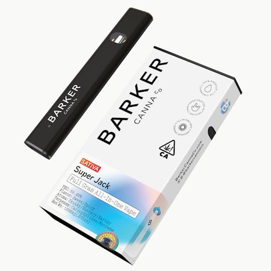 Barker Canna Co. - Super Jack 1g All-In-One Vape - 1