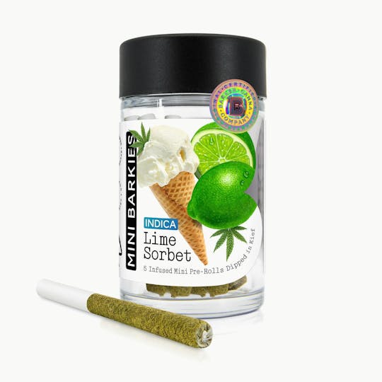Barker Canna Co. - Lime Sorbet Mini Barkies 3g 5pk - 1