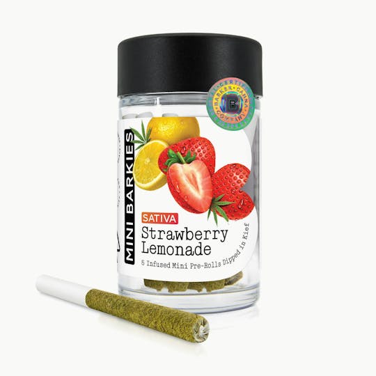 Barker Canna Co. - Strawberry Lemonade Mini Barkies 3g 5pk - 1