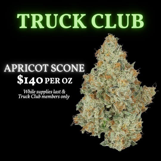 Green Truck - Truck Club Ounce: Apricot Scone - Green Truck - 1