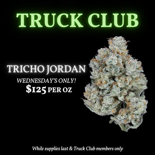 Green Truck - *** Truck Club Member Exclusive*** Tricho Jordan Ounces $125*** - 1