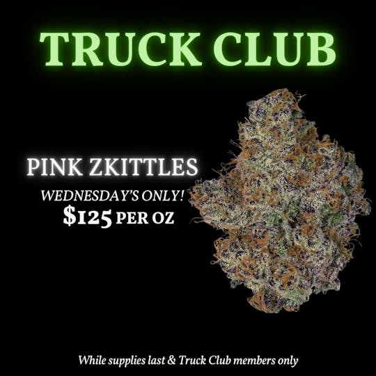 Green Truck - *** Truck Club Member Exclusive*** Pink Zkittles Ounces $125*** - 1