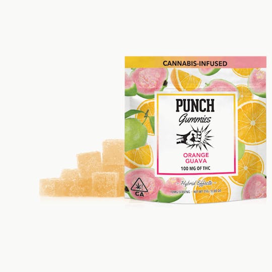 Punch Edibles & Extracts - Orange Guava Gummies 100mg - 1