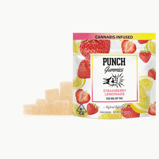 Punch Edibles & Extracts - Strawberry Lemonade Gummies 100mg - 1