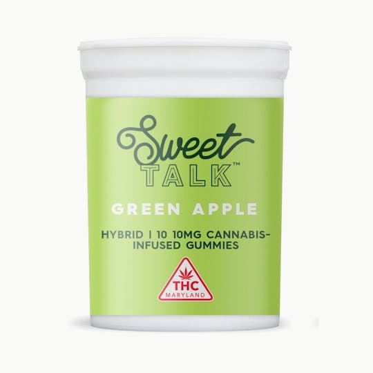 Sweet Talk - Green Apple - 100mg Gummies 10pk - 1