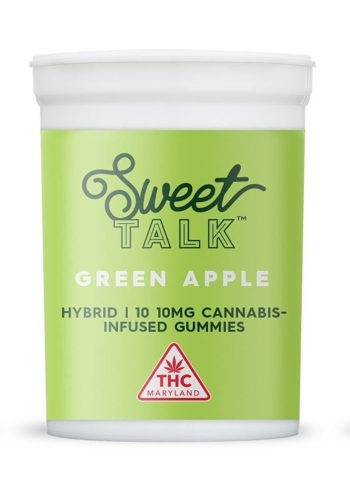 Sweet Talk - Sweet Talk | Green Apple Gummies | 100mg | 10ct | 10mg/ea - 1