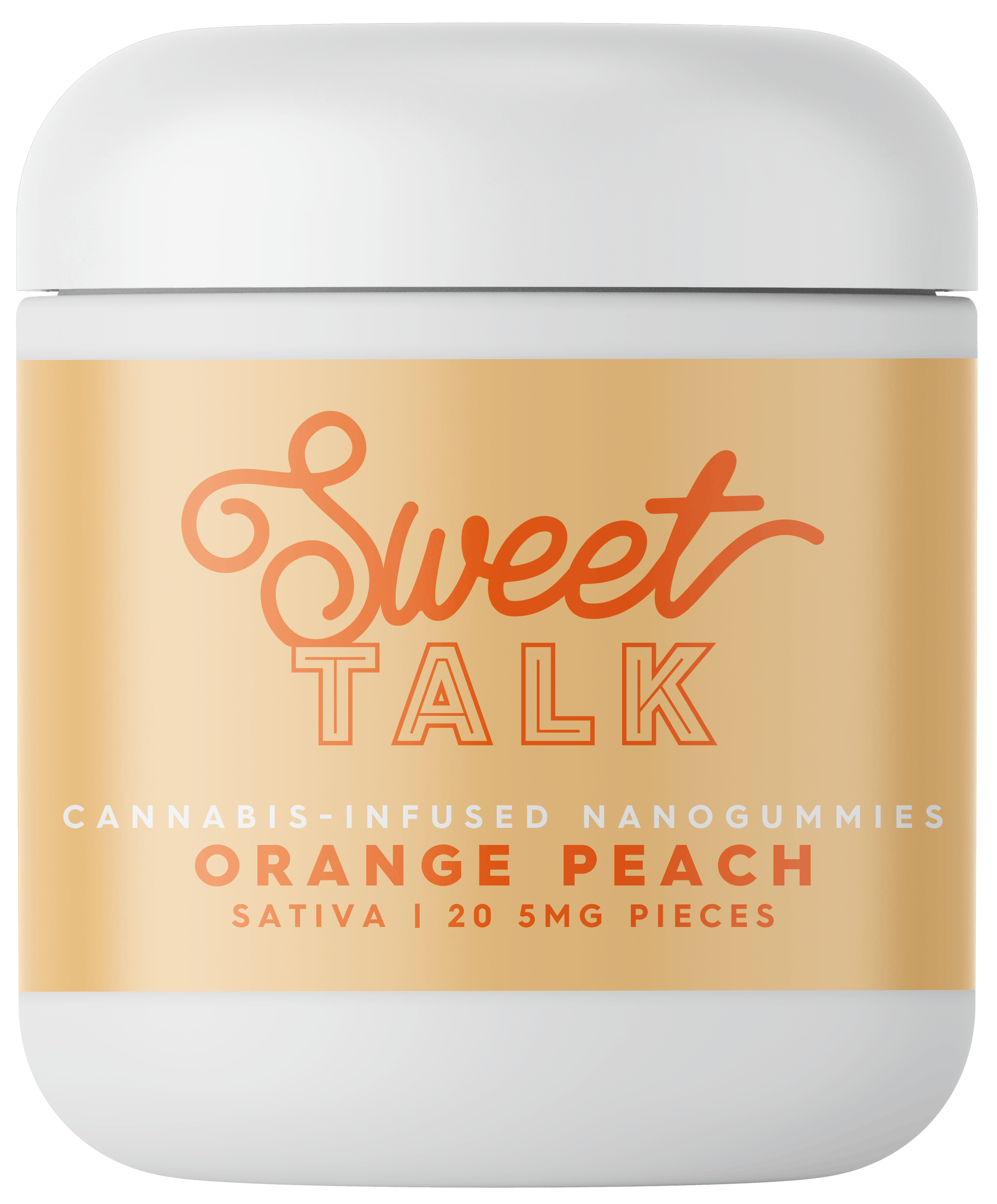 Sweet Talk - Sweet Talk | Orange Peach Gummies | 100mg | 20ct | 5mg/ea - 1