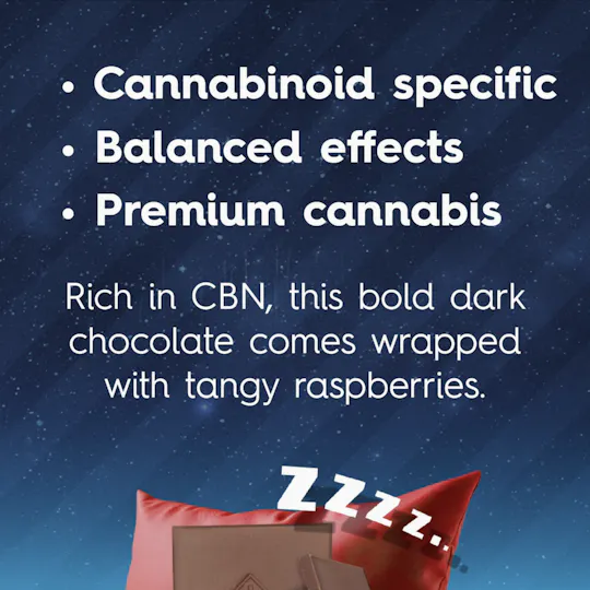 Sweet Talk - Sweet Talk | Raspberry Dark Chocolates - CBN | 100mg | 10ct | 10mg/ea - 1
