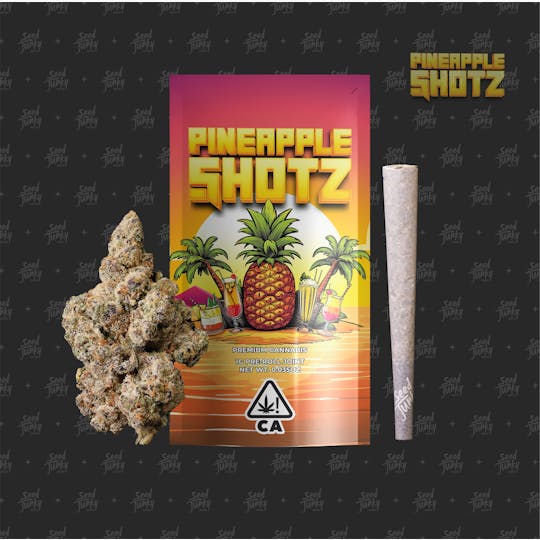 Seed Junky - PINEAPPLE SHOTZ - (1G Pre-Roll) - 1