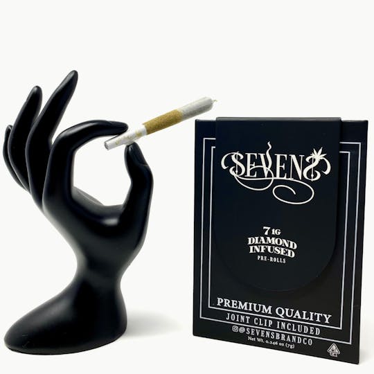 SEVENS - Molotov Cocktail - 7 Pack 1G Infused Pre-rolls *JOINT CLIP INCLUDED* - 1
