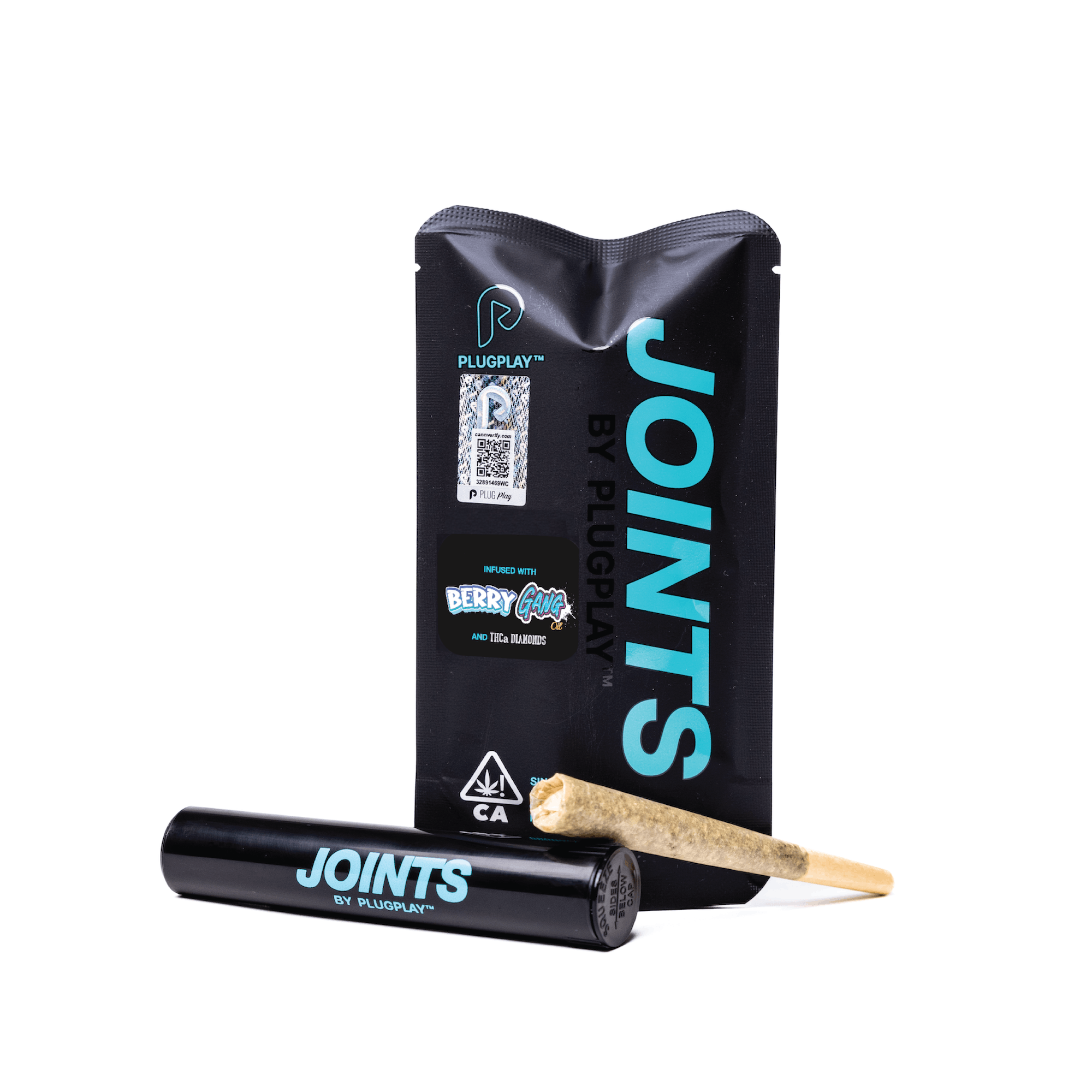 PLUGPLAY™ - Infused Preroll - JOINTS™ by PLUGPLAY™: Berry Gang - 1