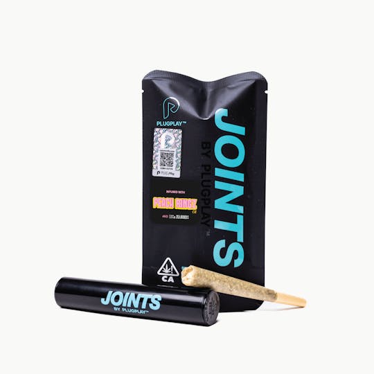 PLUGPLAY™ - Infused Preroll - JOINTS™ by PLUGPLAY™: Peach Ringz - 1