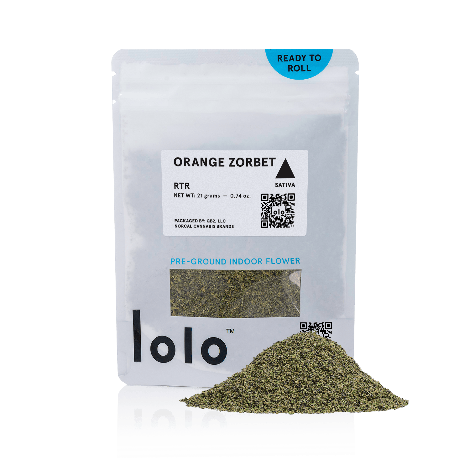 lolo - lolo | Orange Zorbet | Indoor Ready To Roll | 21g - 1