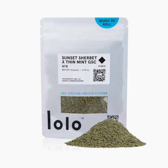 lolo - lolo | Sunset Sherbet + Thin Mint GSC | Indoor Ready To Roll | 21g - 1