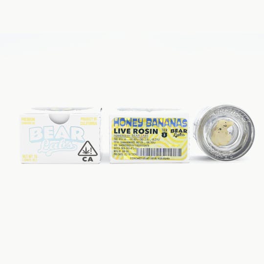Bear Labs - Honey Bananas T3 Live Rosin - 1g - 1