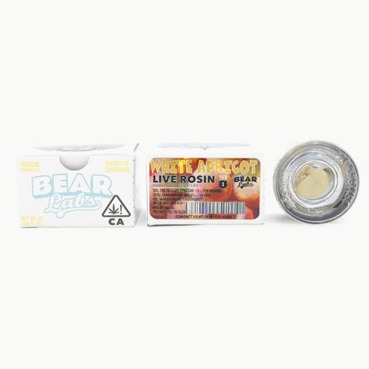 Bear Labs - White Apricot T3 Live Rosin - 1g - 1