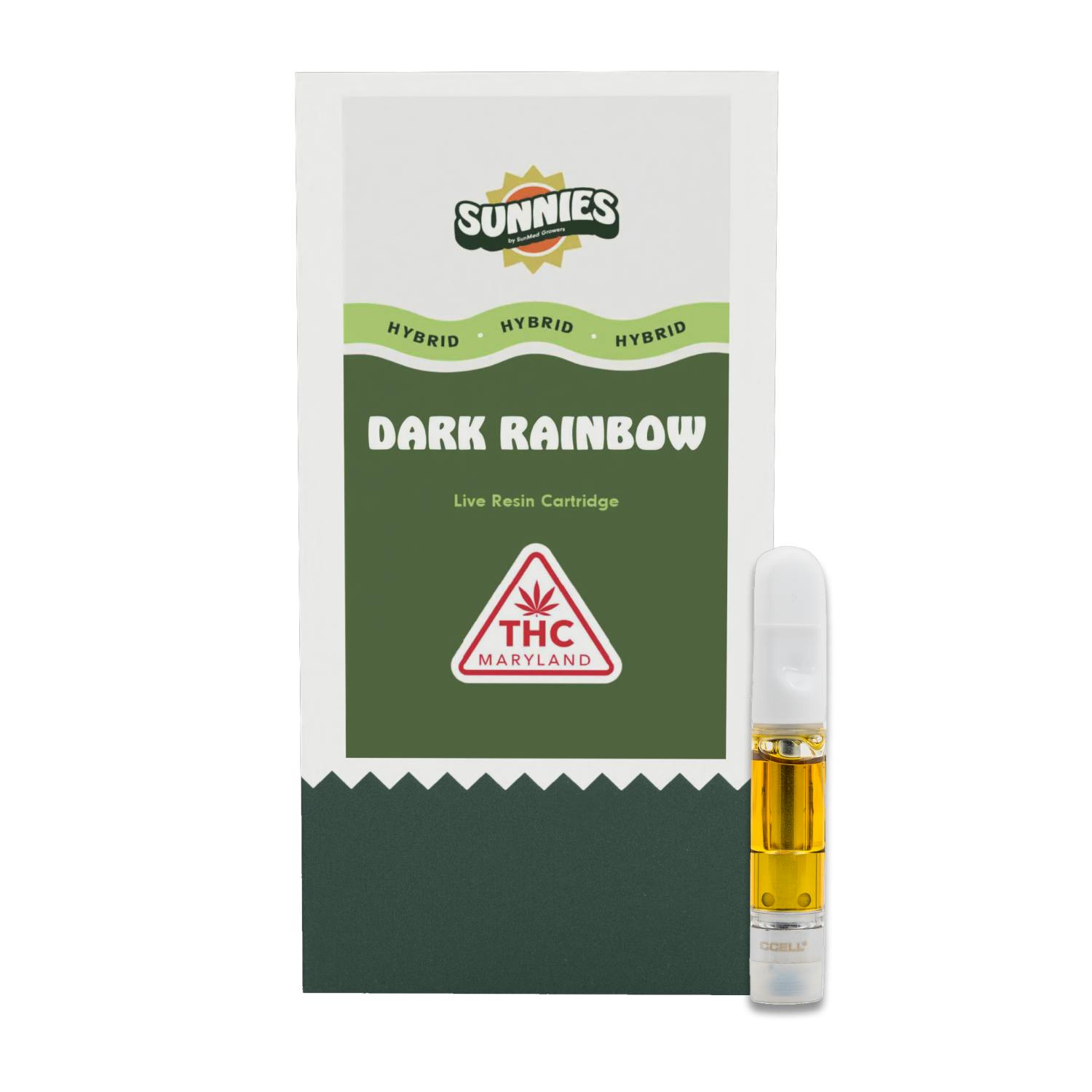 SunMed Growers - Dark Rainbow Live Resin Cartridge 0.5g - 1