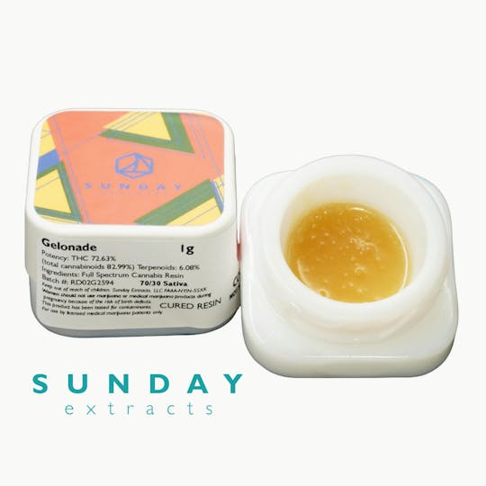 Sunday Extracts - 1g Concentrate Gelonade - 1