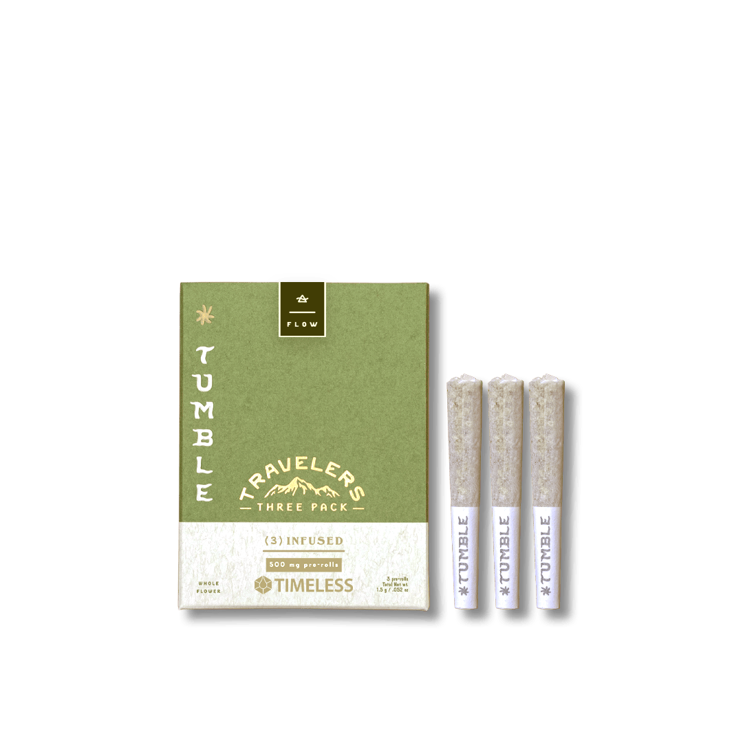 Timeless Vapes - Blue Dream | Tumble Travelers Infused Minis | 0.5g each | 3pk - 1
