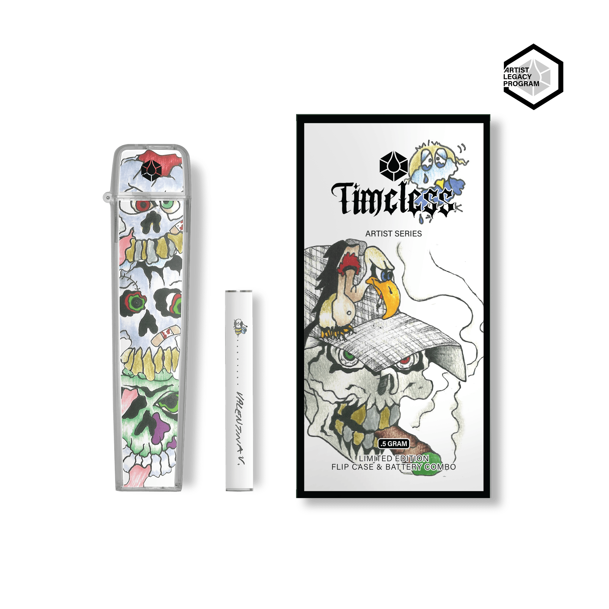 Timeless Vapes - Valentina Flip Case & Battery Combo | Battery | 0.5g - 1