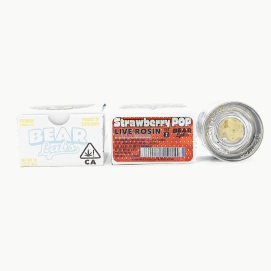 Bear Labs - Strawberry Pop T2 Live Rosin - 1g - 1