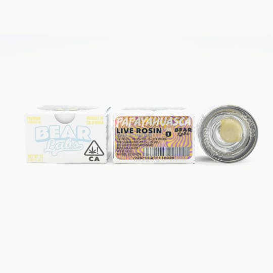 Bear Labs - Papayahuasca T3 Live Rosin - 1g - 1