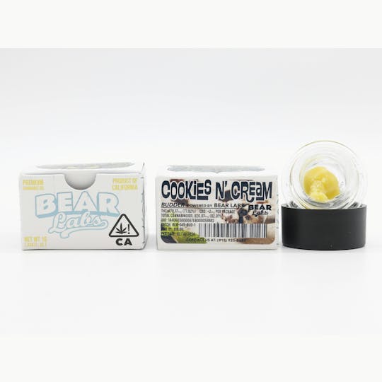 Bear Labs - Cookies N Cream Budder - 1g - 1