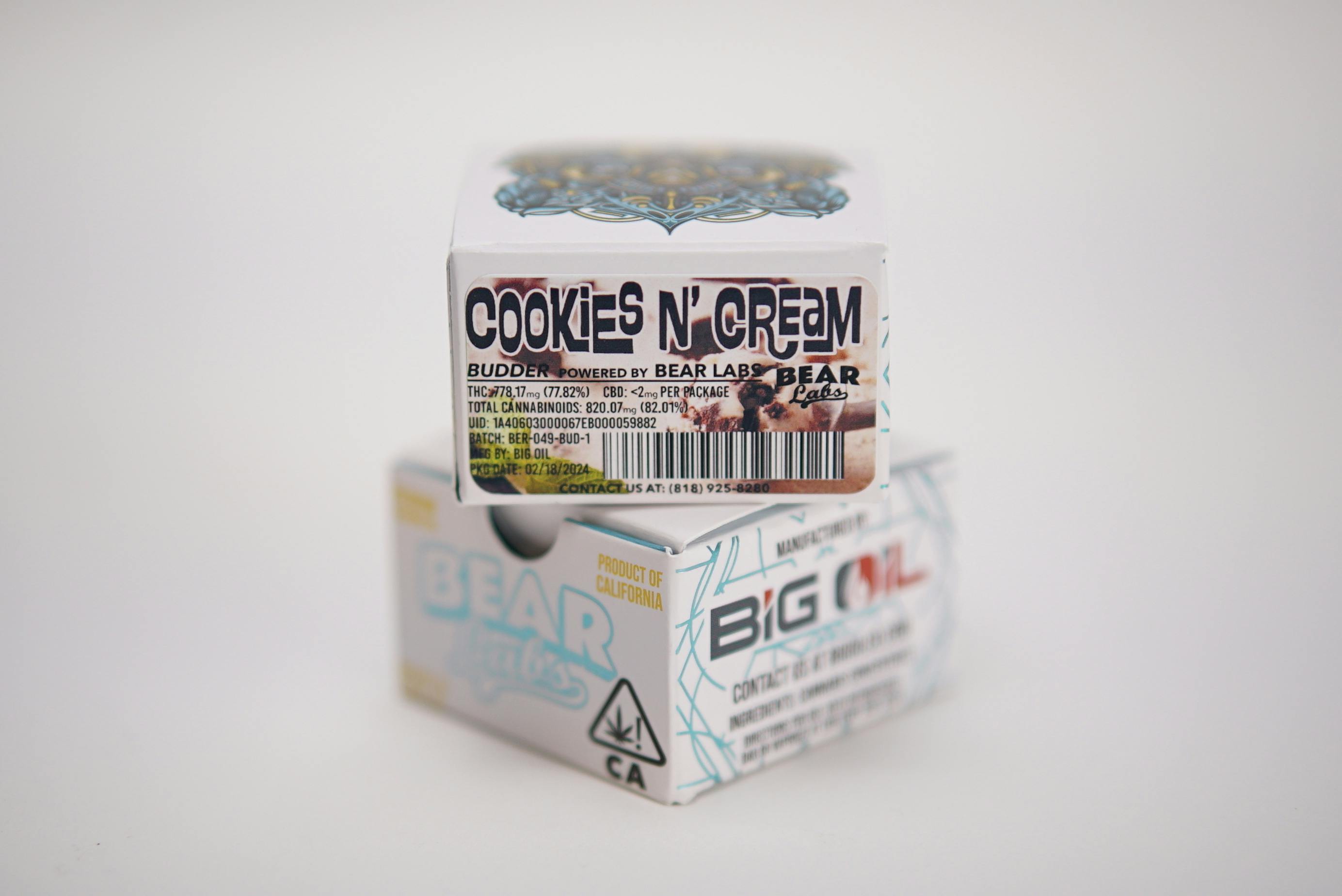 Bear Labs - BEAR Labs - Cookies N Cream - Tier 2 Live Resin Budder - 1