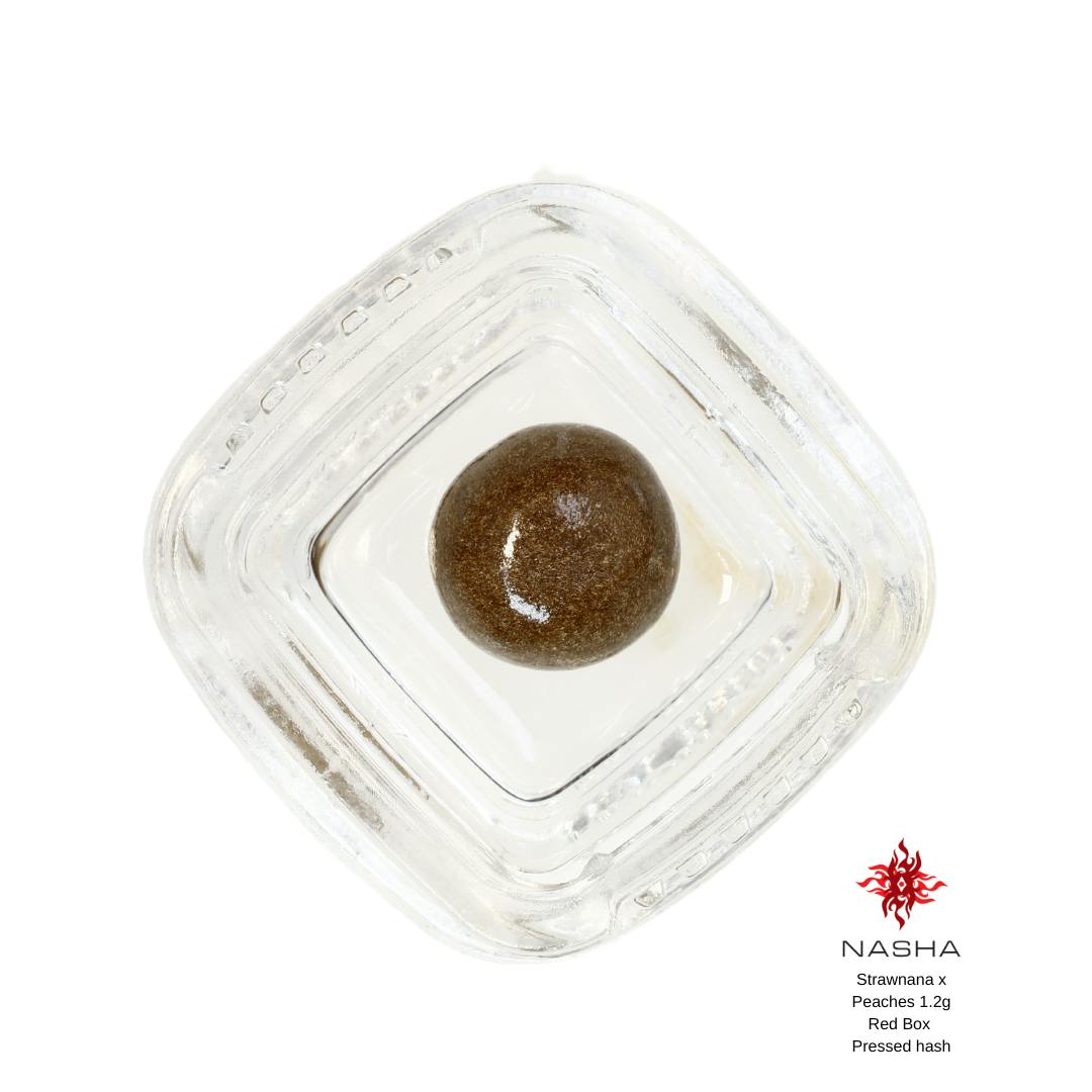 NASHA - Strawnana x Peaches 1.2g Red Pressed Hash - 1