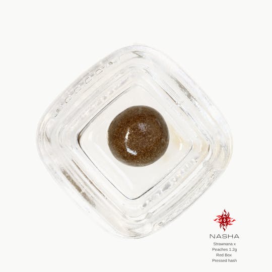 NASHA - Strawnana x Peaches 1.2g Red Pressed Hash - 1