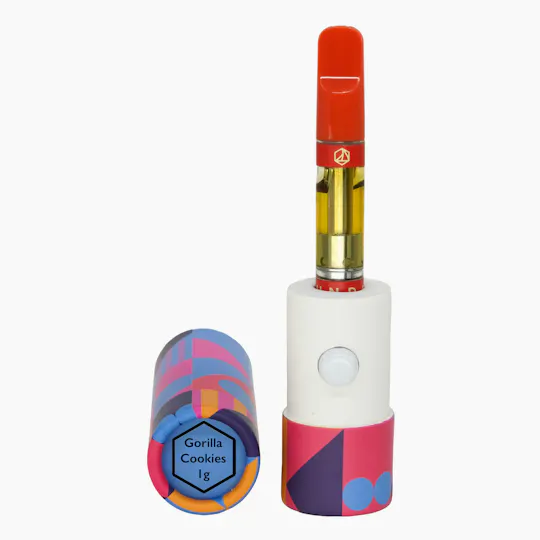 Sunday Extracts - 1g Cured Resin Cartridge Gorilla Cookies - 1