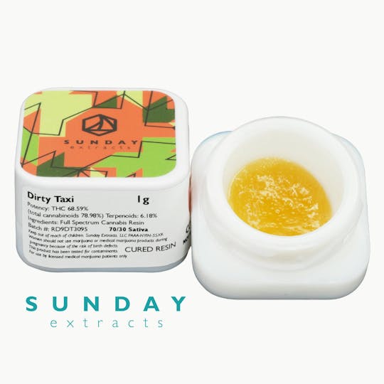 Sunday Extracts - 1g Concentrate Dirty Taxi - 1