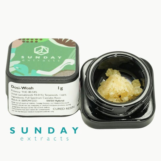 Sunday Extracts - 1g Concentrate Dosi-Whoa - 1