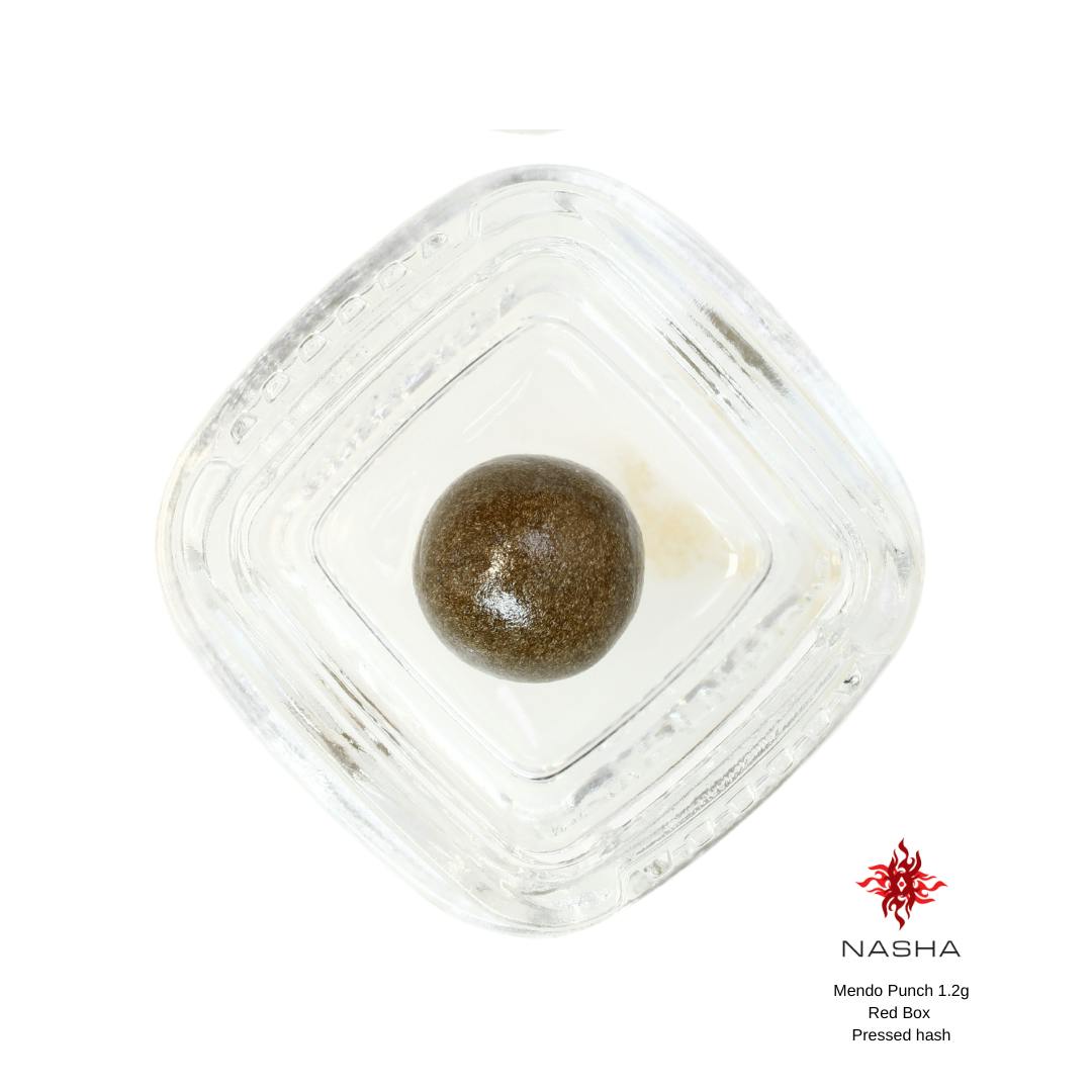 NASHA - Mendo Punch 1.2g Red Pressed Hash (Pacific Roots) - 1