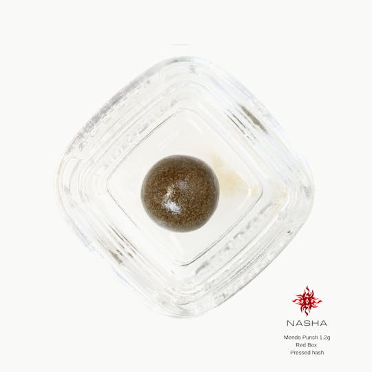 NASHA - Mendo Punch 1.2g Red Pressed Hash (Pacific Roots) - 1
