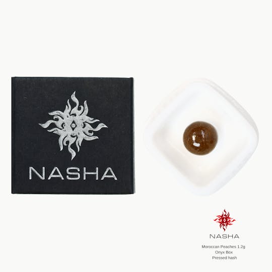 NASHA - Moroccan Peaches 1.2 g Onyx Pressed Live Hash (Bandwagon Gardens) - 1