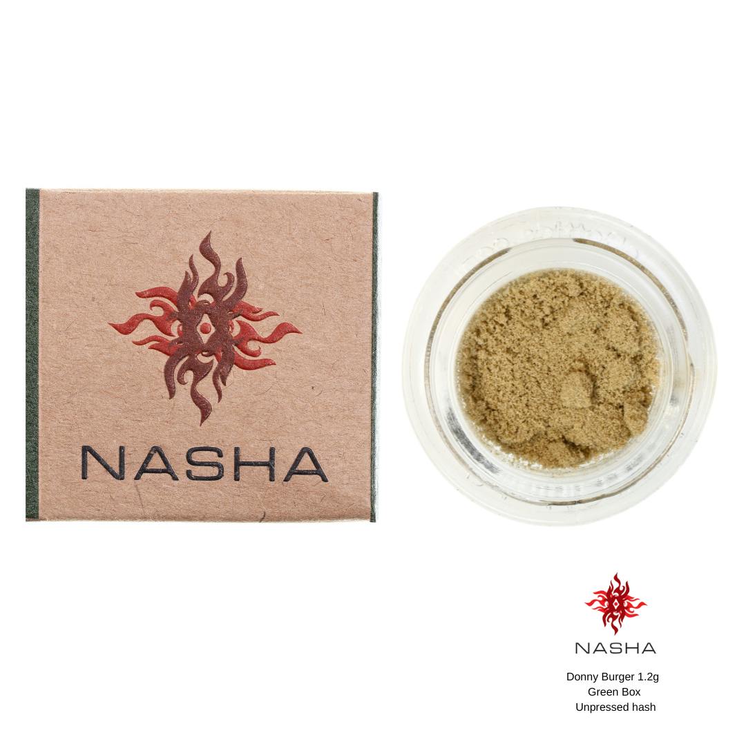 NASHA - Donny Burger 1.2g Green Unpressed Hash (Barn Cat) - 1