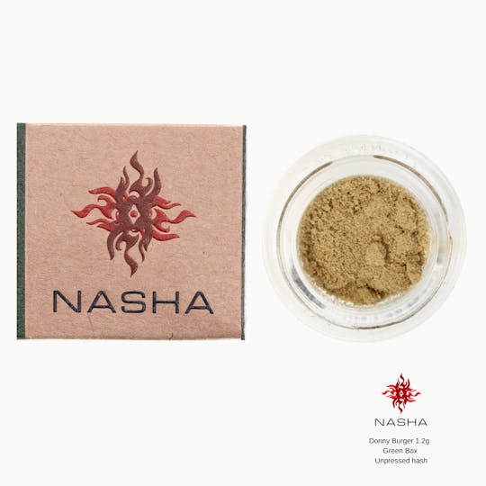 NASHA - Donny Burger 1.2g Green Unpressed Hash (Barn Cat) - 1