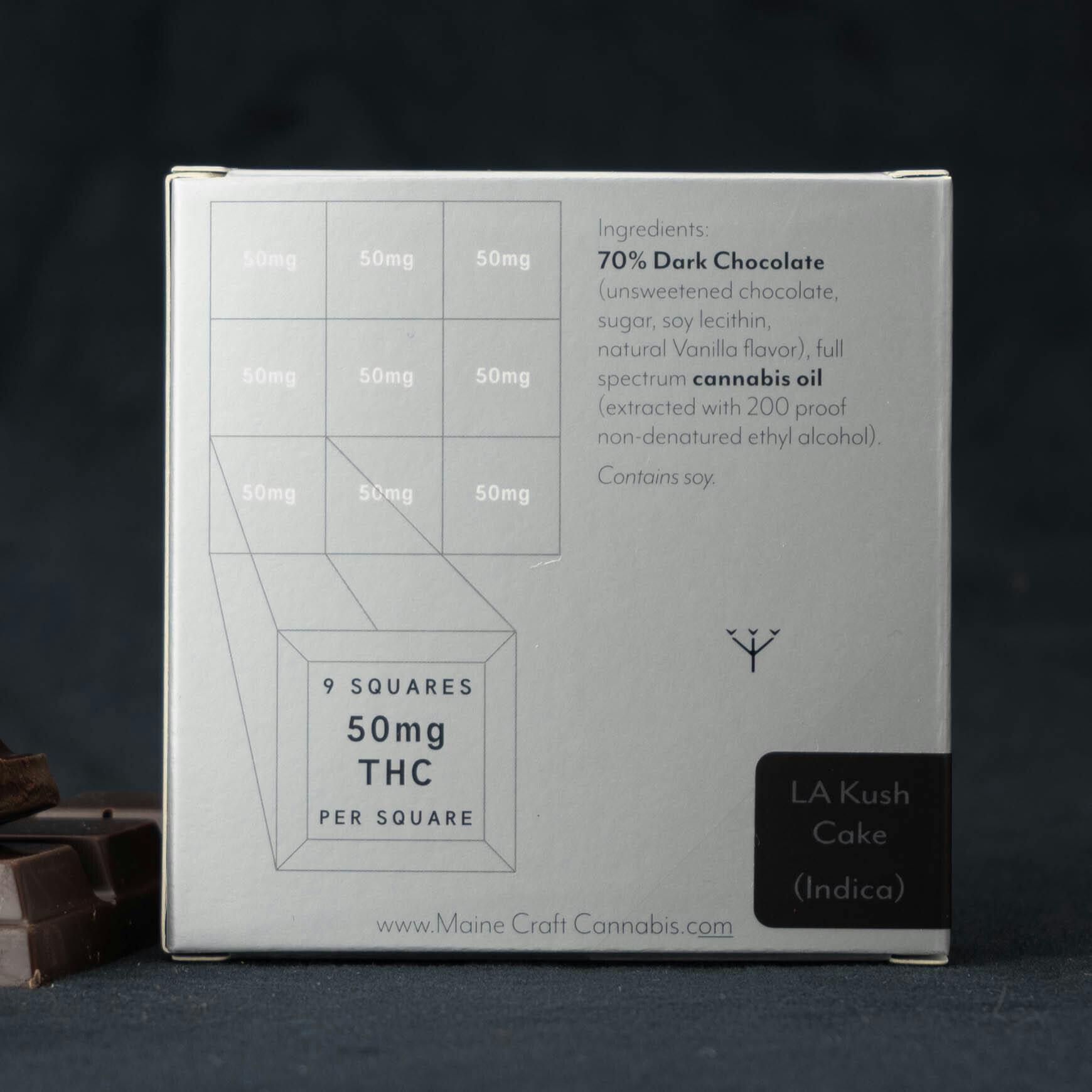 Maine Craft Cannabis - 450 mg RSO Dark Chocolate Bar - Sativa - 1