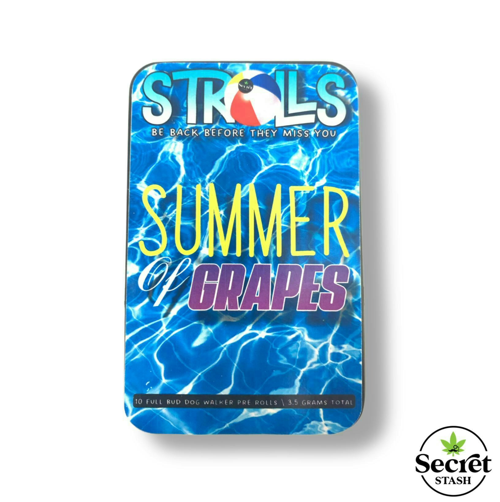Secret Stash - Secret Stash | Strolls | Summer of Grapes | 10 pack pre-rolls - 1
