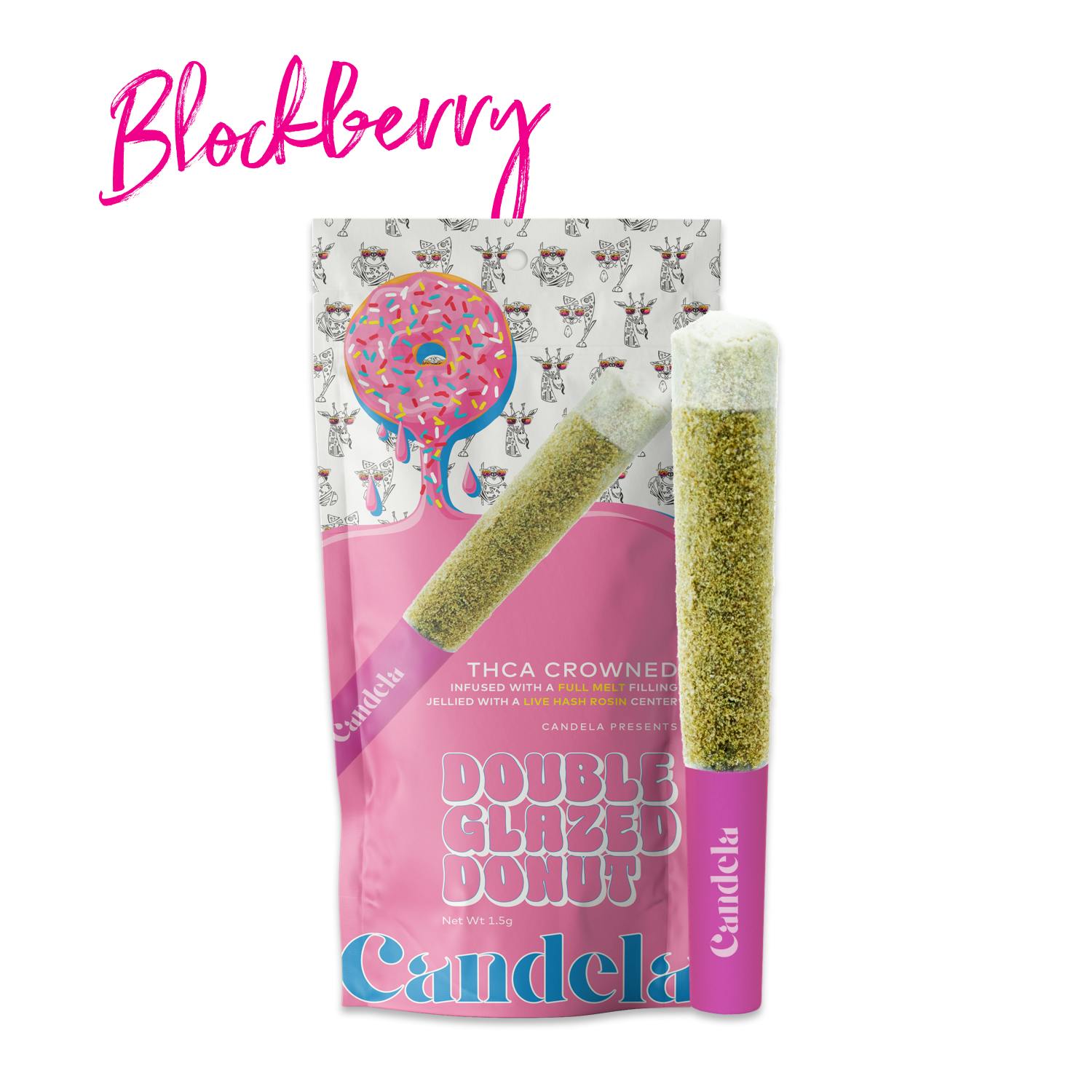 Candela - Candela Double Glazed Donut - Blockberry - 1