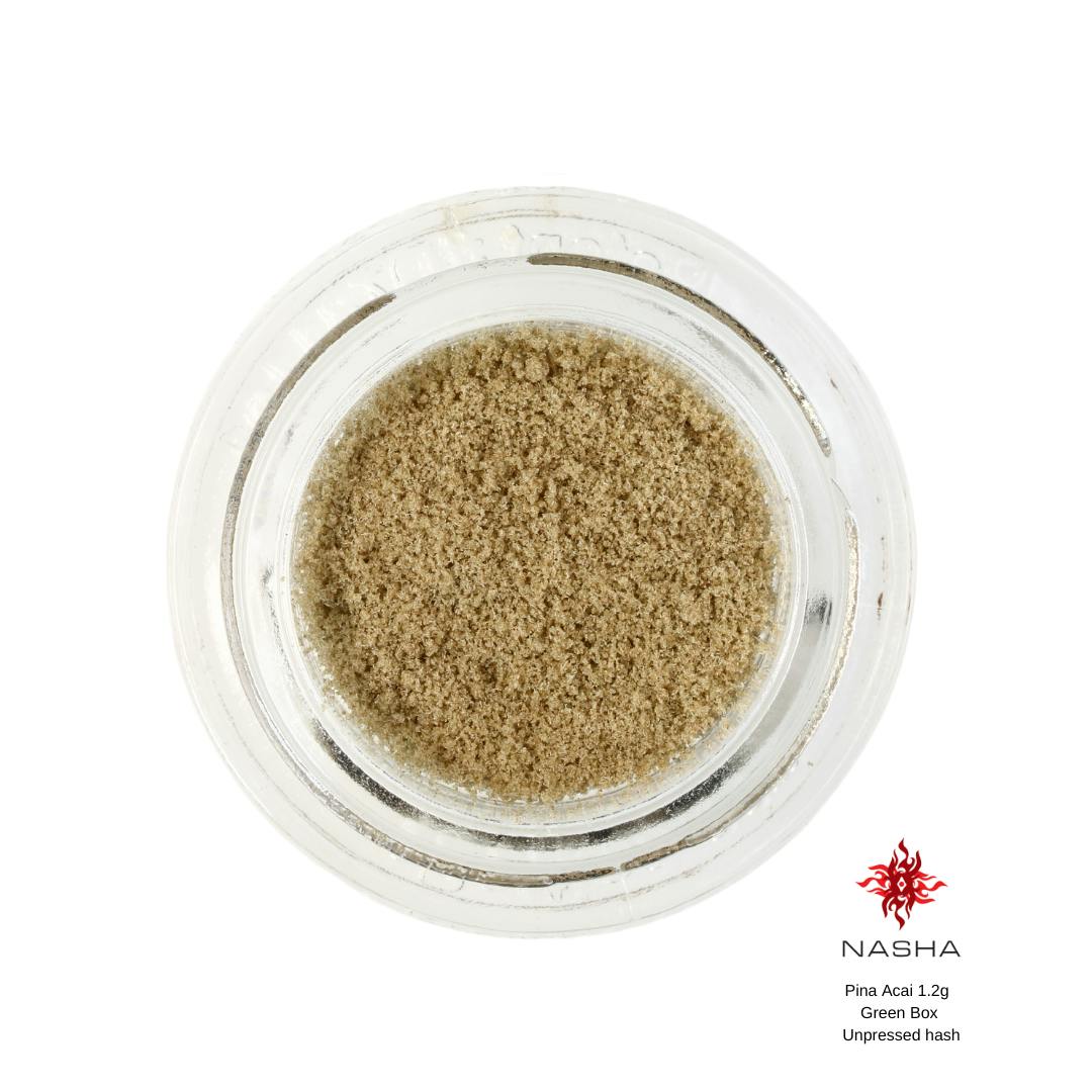 NASHA - Pina Acaí 1.2g Green Unpressed Hash (Blocksburg Family Farms) - 1