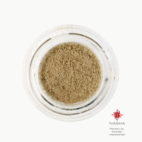 NASHA - Pina Acaí 1.2g Green Unpressed Hash (Blocksburg Family Farms) - 1